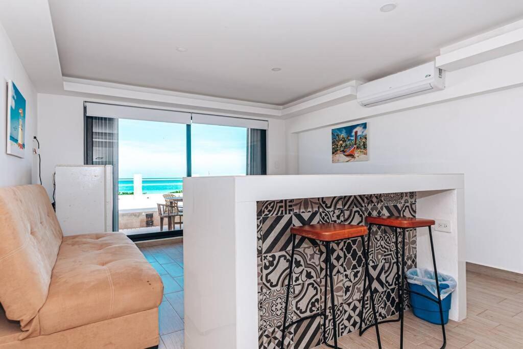 Villas Marlin 108, A Pie De Playa, Albercas, Jacuzi, Ubicacion Inmejorable 坎昆 外观 照片