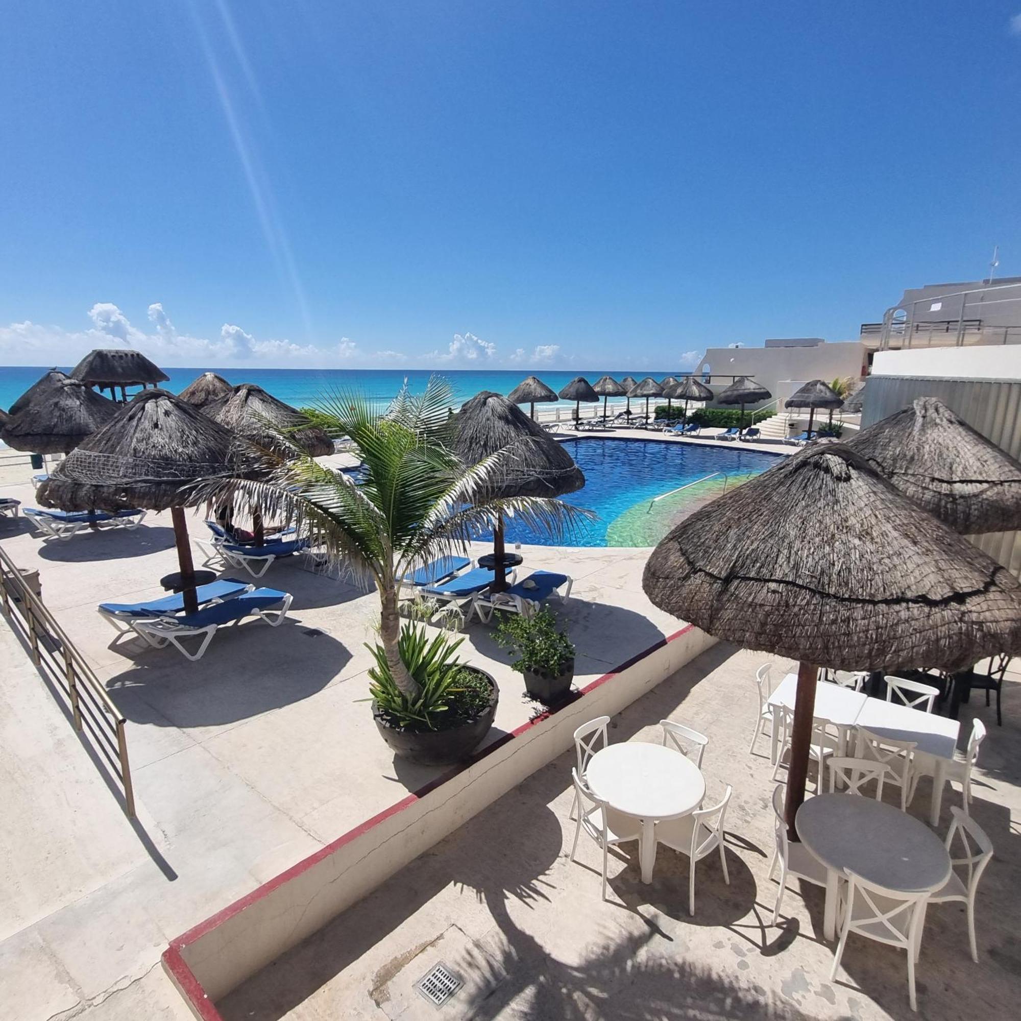 Villas Marlin 108, A Pie De Playa, Albercas, Jacuzi, Ubicacion Inmejorable 坎昆 外观 照片